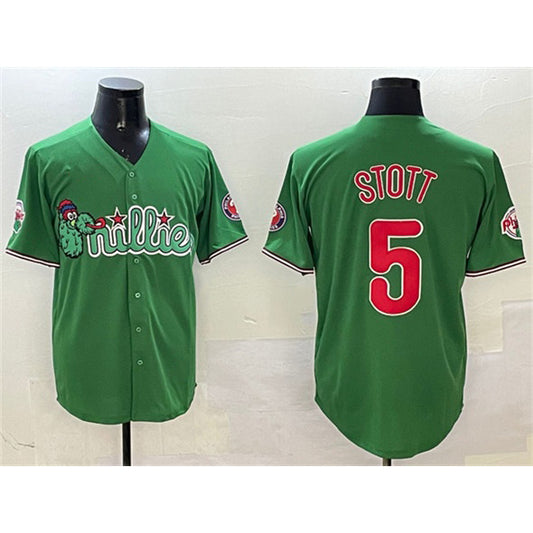 Philadelphia Phillies #5 Bryson Stott Green RONA Phanatic Limited Stitched Jersey