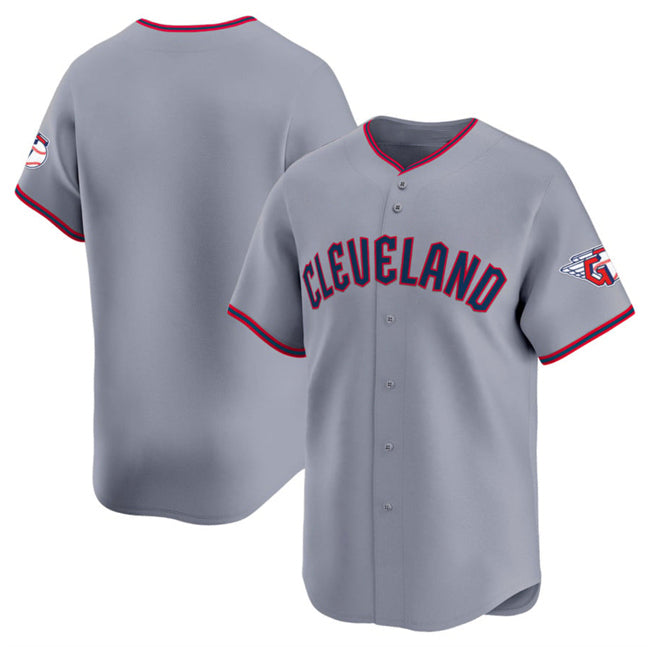 Cleveland Guardians Blank Gray RONA 2025 Alternate Limited Stitched Jersey