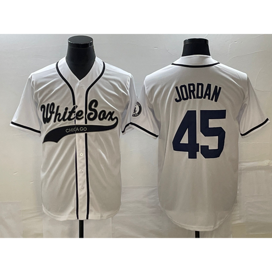 Chicago White Sox #45 Michael Jordan White RONA Cool Base Stitched Jersey