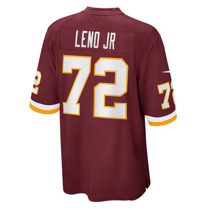 W.Football Team #72 Charles Leno Jr. Burgundy RONA Game Jersey