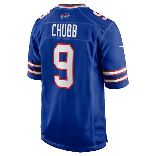 B.Bills #9 Bradley Chubb Royal RONA Team Game Jersey