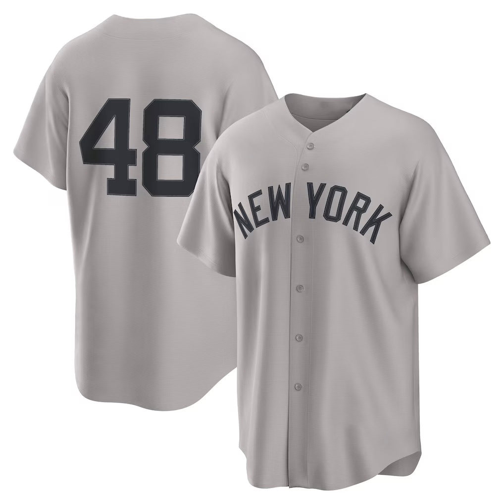 New York Yankees #48 Paul Goldschmidt Gray RONA Road Replica Jersey