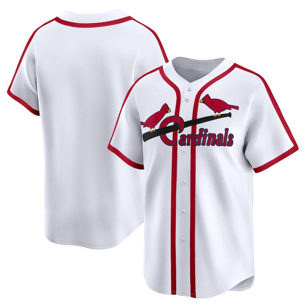 St. Louis Cardinals White RONA Cooperstown Collection Limited Jersey