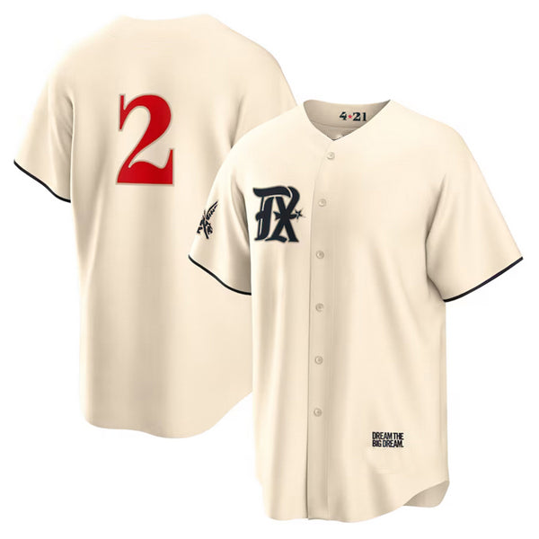 Texas Rangers #2 Marcus Semien Cream RONA 2023 City Connect Cool Base Stitched Jersey