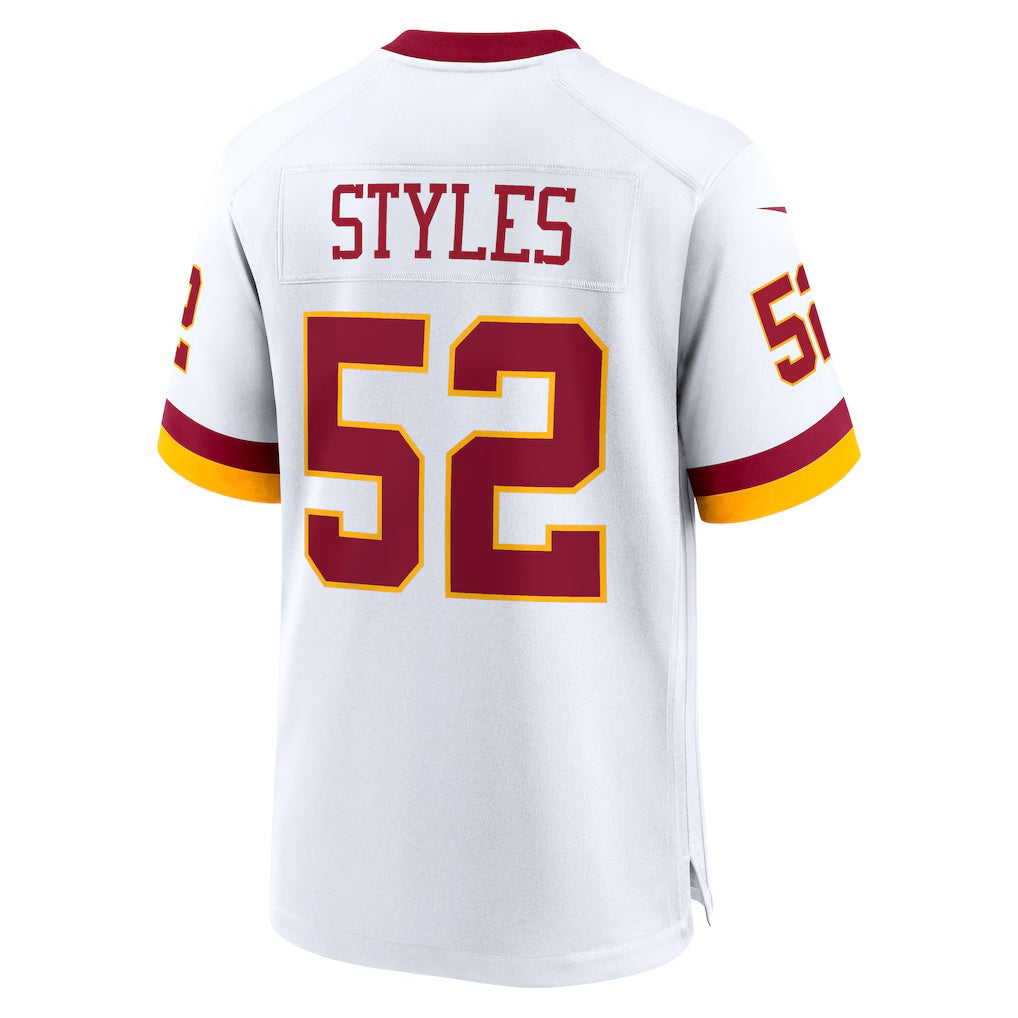 W.Commanders #52 Sonny Styles White RONA Game Super Bowl Era Jersey