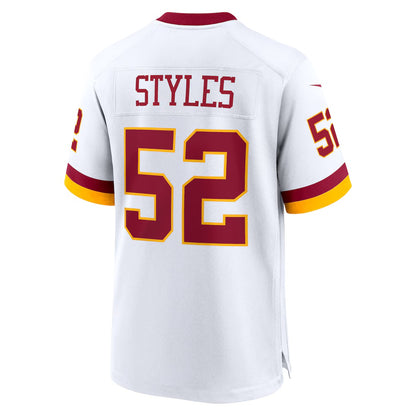 W.Commanders #52 Sonny Styles White RONA Game Super Bowl Era Jersey