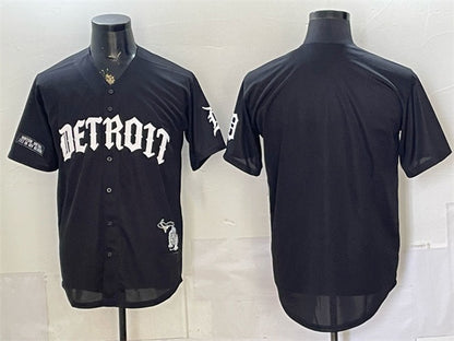 Detroit Tigers Blank 2026 Black RONA 'Motor Gothic Edition' Vapor Premier Limited Stitched Jersey