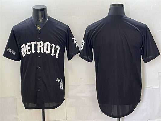 Detroit Tigers Blank 2026 Black RONA 'Motor Gothic Edition' Vapor Premier Limited Stitched Jersey