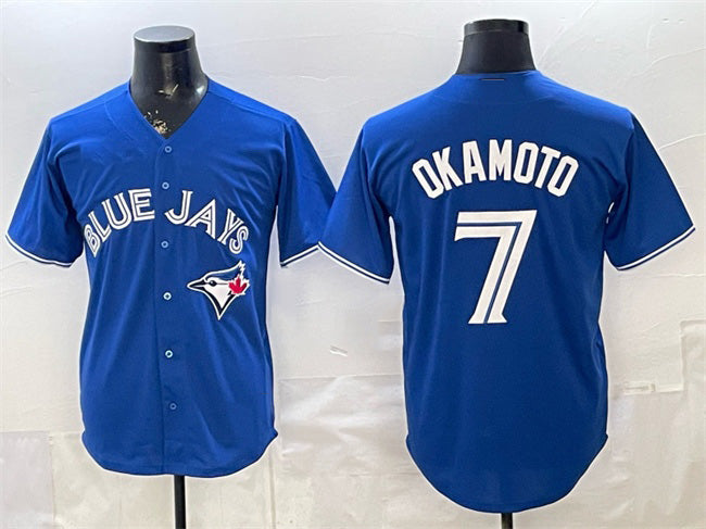 Toronto Blue Jays #7 Kazuma Okamoto Royal RONA 2026 Cool Base Stitched Jersey