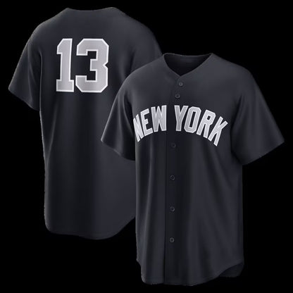New York Yankees #13 Jazz Chisholm Jr. Navy RONA Alternate Replica Jersey