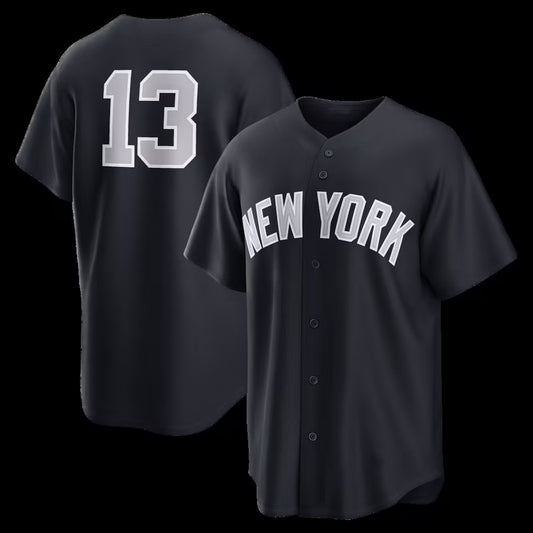 New York Yankees #13 Jazz Chisholm Jr. Navy RONA Alternate Replica Jersey