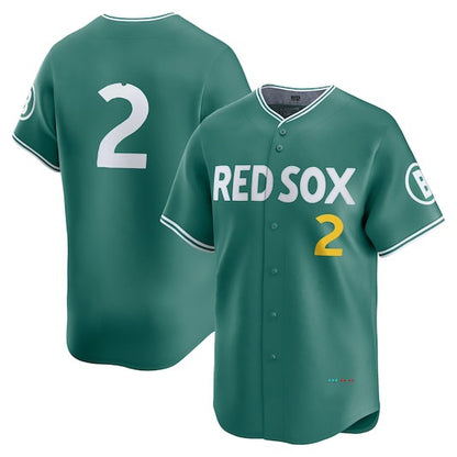 Boston Red Sox #2 Alex Bregman Green RONA 2025 City Connect Limited Stitched Jersey