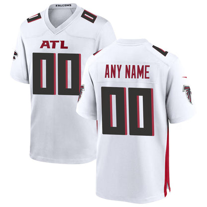 Custom A.Falcons White RONA Game Jersey