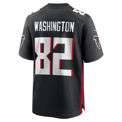 A.Falcons #82 Casey Washington Black RONA Team Game Jersey
