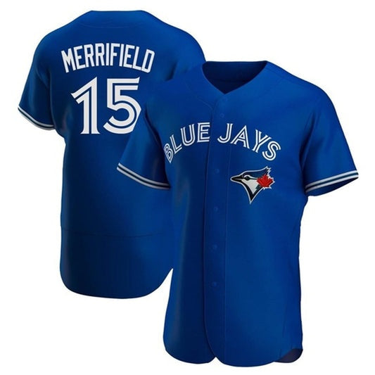 Toronto Blue Jays #15 Whit Merrifield Royal RONA Flex Base Stitched Jersey