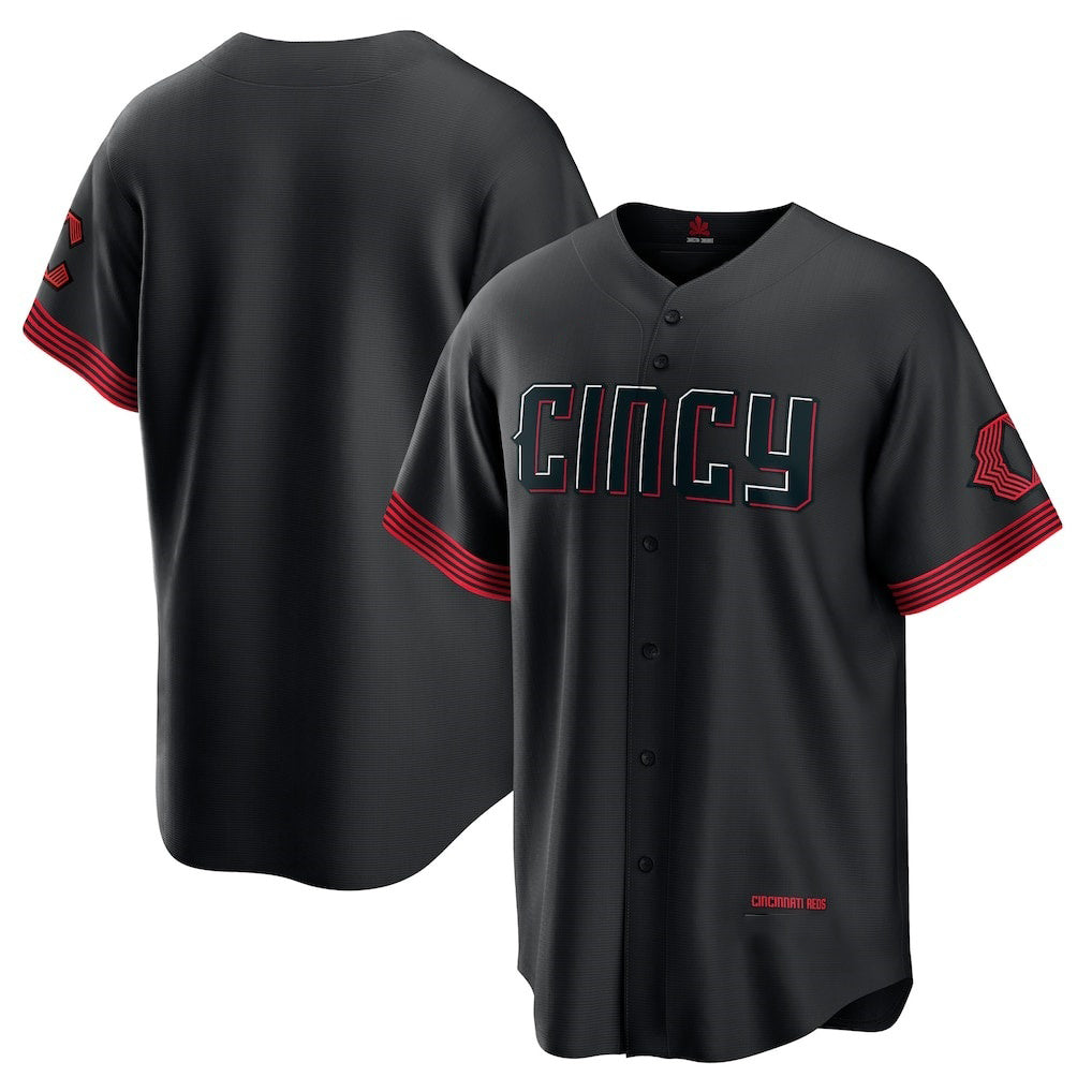 Cincinnati Reds Black RONA City Connect Replica Jersey