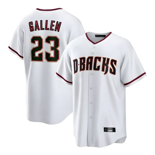 Arizona Diamondbacks #23 Zac Gallen Player White RONA Home Game Stitched Jerseys