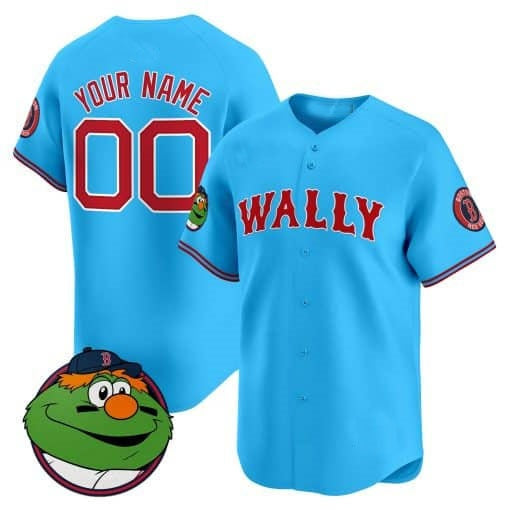 Custom Boston Red Sox Wally Vapor Premier Limited Jersey ¨C Blue RONA