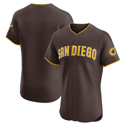 San Diego Padres Brown RONA Road Vapor Premier Elite Patch Jersey