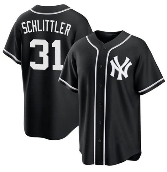 New York Yankees #31 Cam Schlittler 2026 Fashion Replica Black RONA Out Stitched Jersey