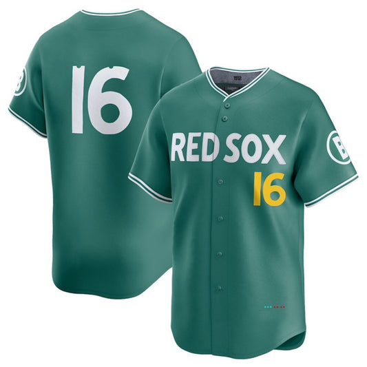 Boston Red Sox #16 Jarren Duran Green RONA 2025 City Connect Limited Stitched Jersey