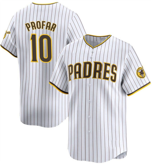 San Diego Padres #10 Jurickson Profar White RONA 2024 Home Limited Stitched Jersey