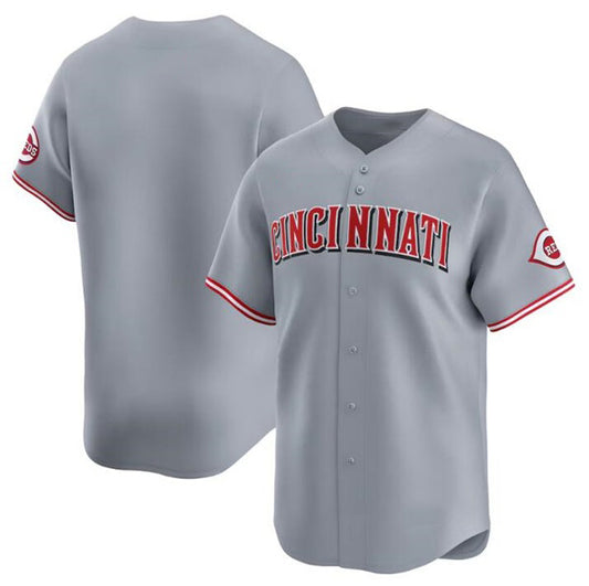 Cincinnati Reds Blank Gray RONA Away Limited Stitched Jersey
