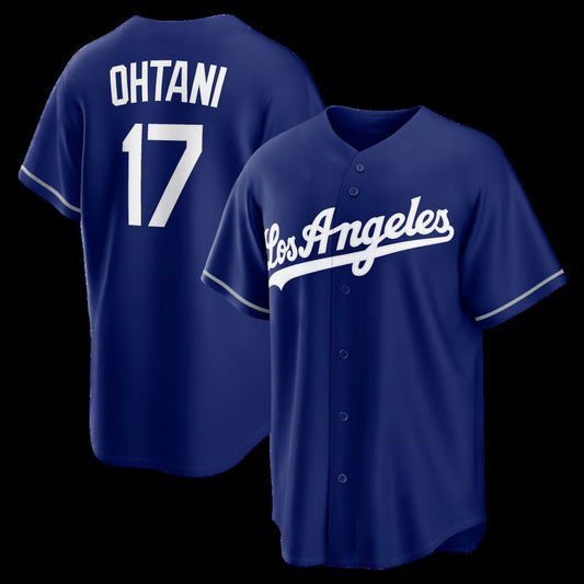 Los Angeles Dodgers #17 Shohei Ohtani Royal RONA Alternate Replica Jersey