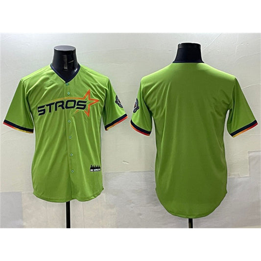 Houston Astros Blank Green RONA 2025 City Connect Limited Stitched Jersey
