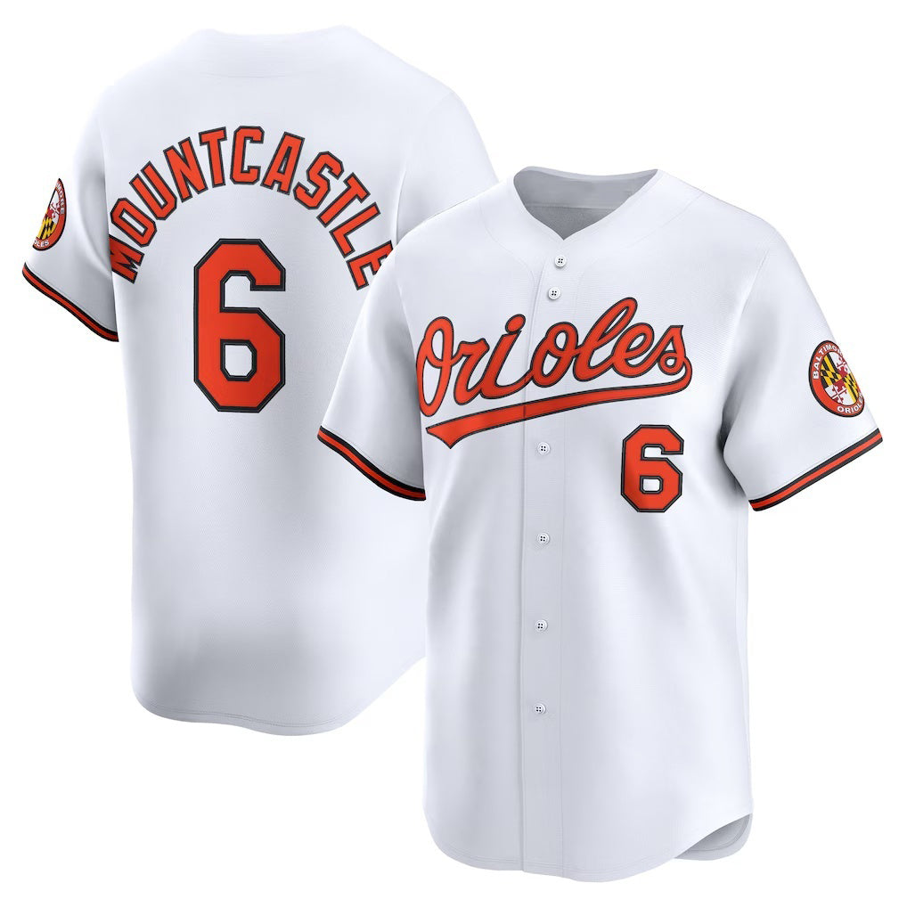 Baltimore Orioles #6 Ryan Mountcastle White RONA Home Limited Player Jersey