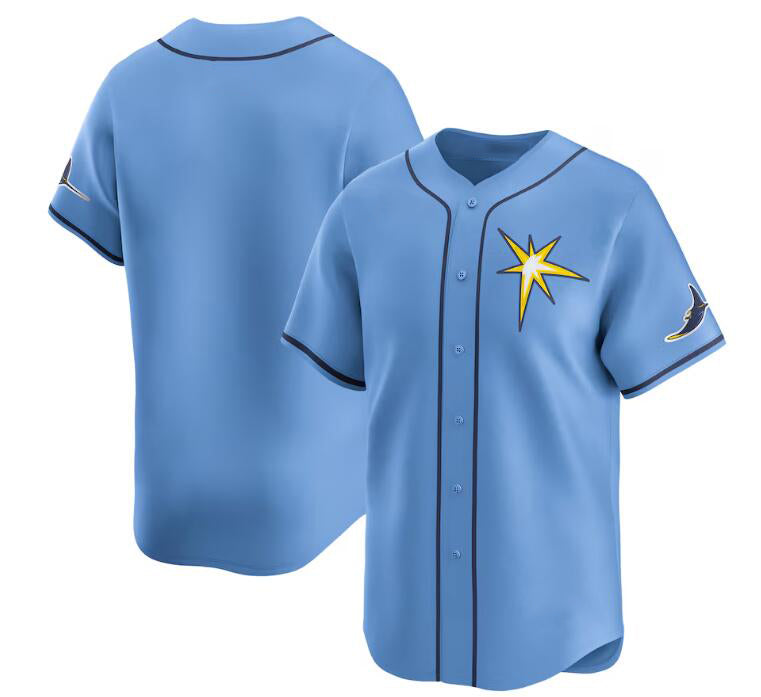 Tampa Bay Rays Blank Light Blue RONA Alternate Limited Stitched Jersey
