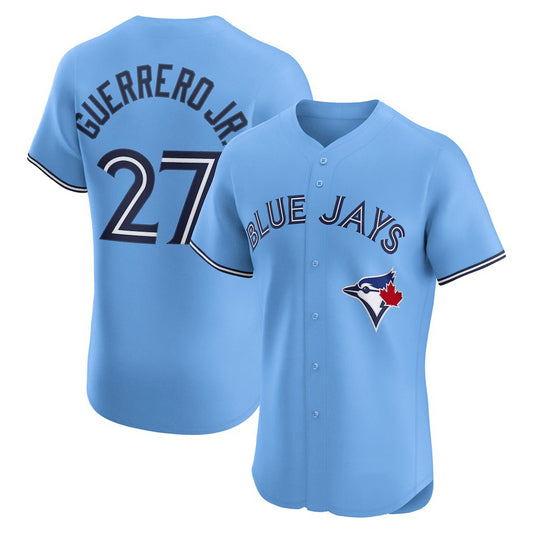 Toronto Blue Jays #27 Vladimir Guerrero Jr. Powder Blue RONA Alternate 2 Elite Jersey