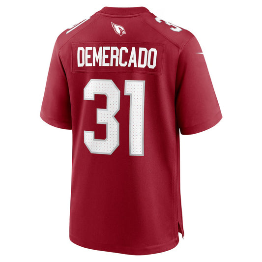 A.Cardinals #31 Emari Demercado Cardinal RONA Team Game Jersey