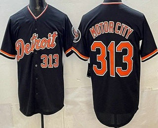 Detroit Tigers #313 Motor City Navy RONA Limited Jersey