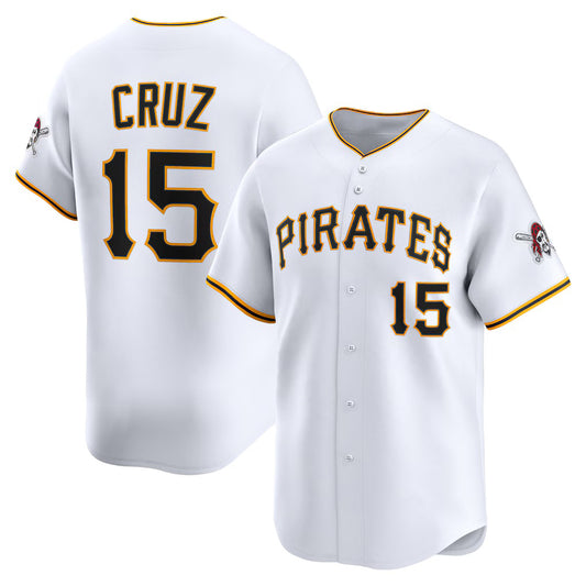 Pittsburgh Pirates #15 Oneil Cruz White RONA Home Limited Player Jersey