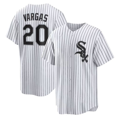Chicago White Sox #20 Miguel Vargas White RONA Home Replica Jersey