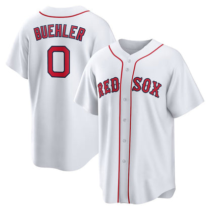Boston Red Sox #0 Walker Buehler White RONA Home Replica Jersey
