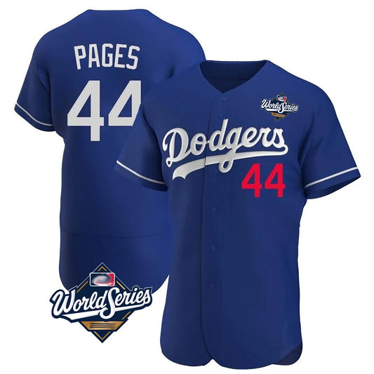 Los Angeles Dodgers #44 Andy Pages Player Royal RONA World Series Limited Elite Home Stitched Jerseys