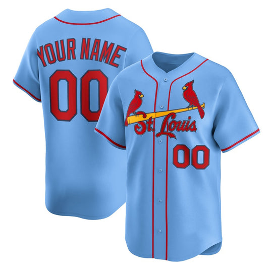 Custom St. Louis Cardinals Light Blue RONA Alternate Limited Jersey