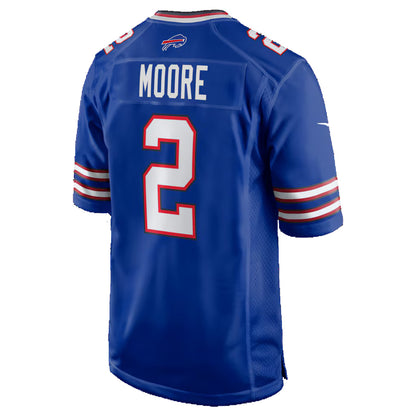B.Bills #2 D.J. Moore Royal RONA Game Jersey