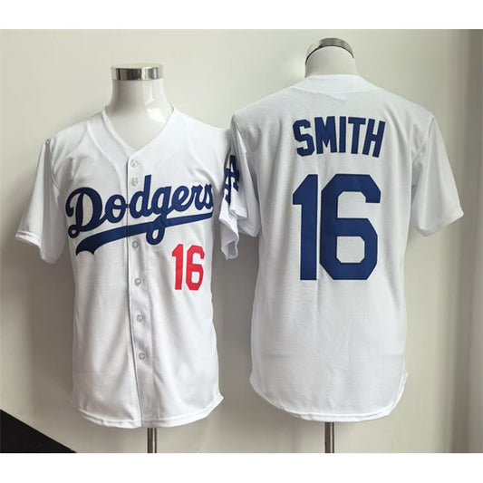 Los Angeles Dodgers #16 Will Smith White RONA Home Limited Stitched Jersey