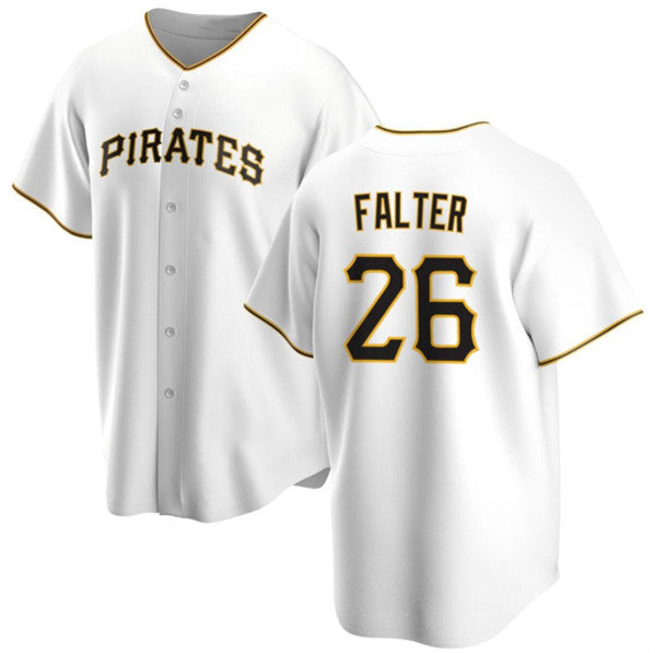 Pittsburgh Pirates #26 Bailey Falter White RONA Cool Base Stitched Jersey