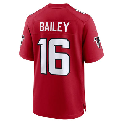 A.Falcons #16 Jake Bailey Red RONA Team Game Jersey