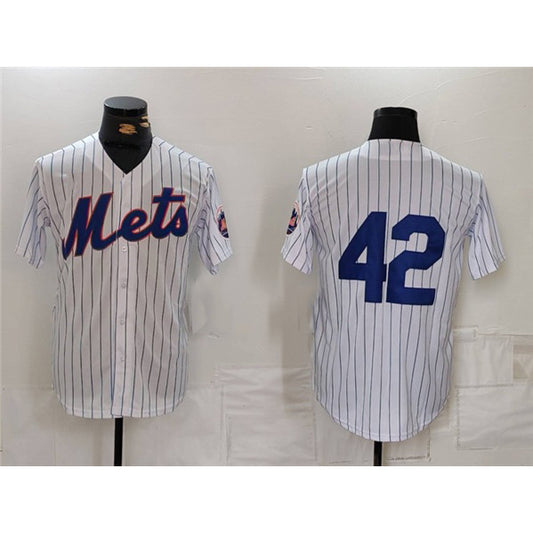 New York Mets #42 Jackie Robinson White RONA Cool Base Stitched Jersey