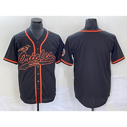 Baltimore Orioles Black RONA Cool Base Stitched Jersey