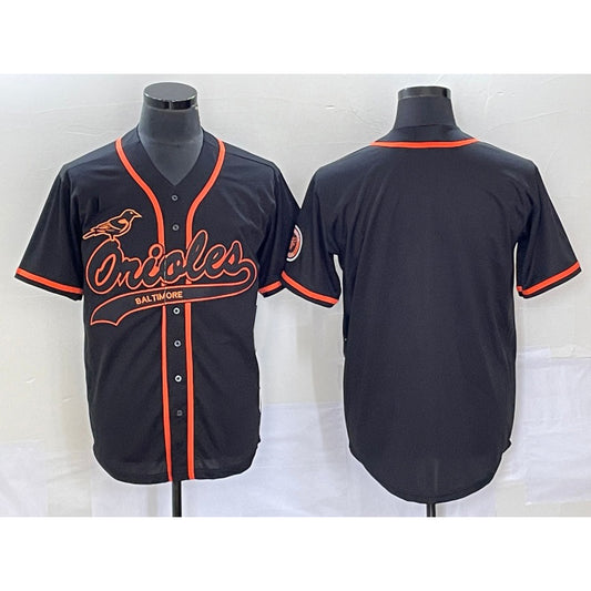 Baltimore Orioles Black RONA Cool Base Stitched Jersey