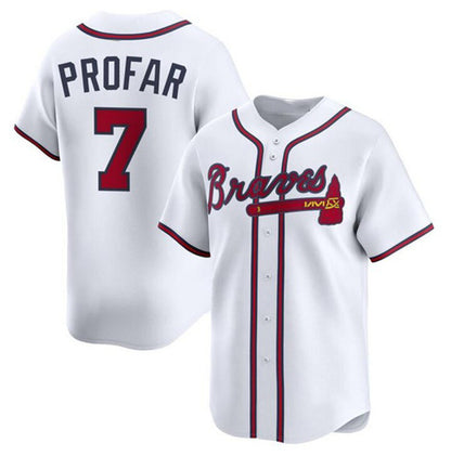 Atlanta Braves #7 Jurickson Profar White RONA 2025 Home Limited Stitched Jersey