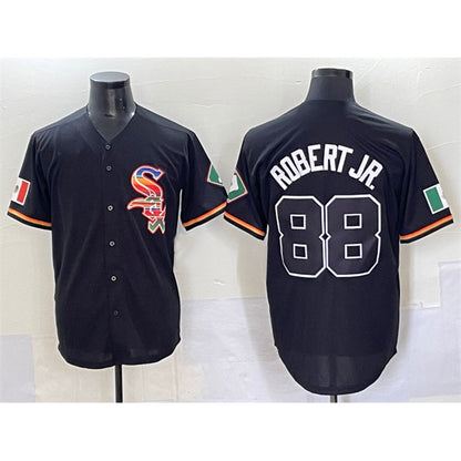 Chicago White Sox #88 Luis Robert Jr. Black RONA Mexico Limited Stitched Jersey