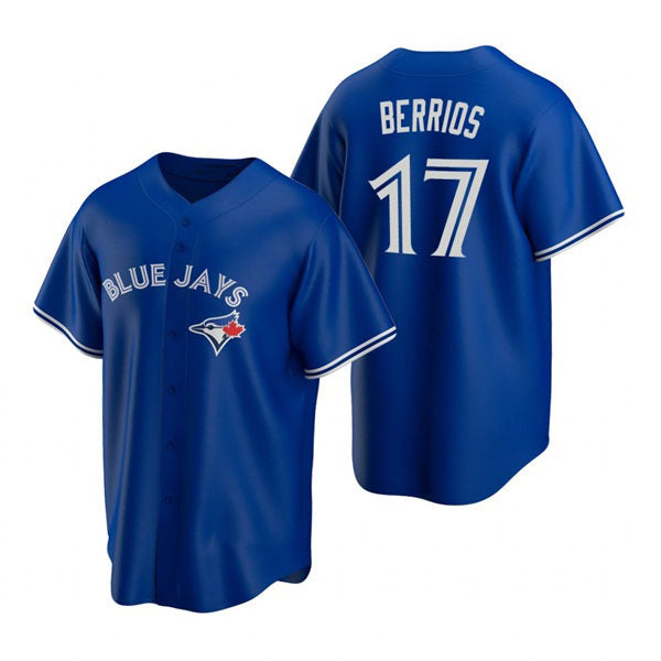 Toronto Blue Jays #17 Jose Berrios Royal RONA Alternate Cool Base Jersey