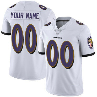 Custom B.Ravens White RONA Vapor Untouchable Player Limited Jersey